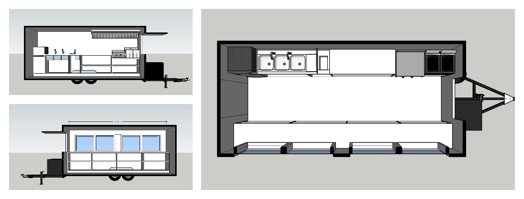 mobile bbq trailer floor plan